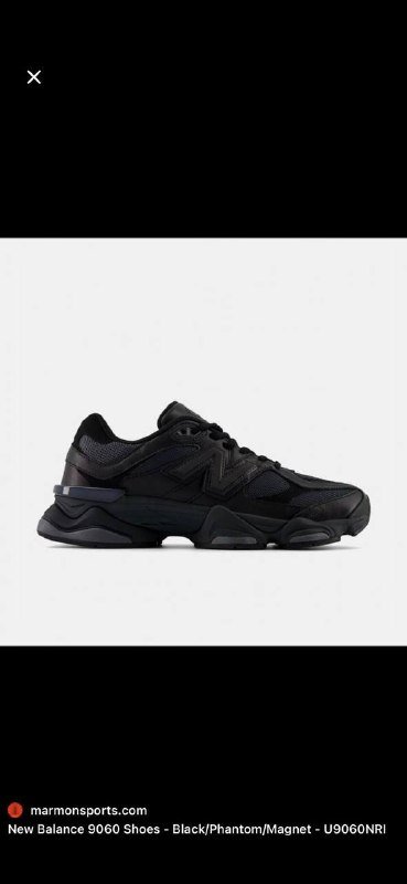 Мужские кроссовки размер 41.5 черные новые