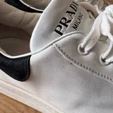Prada white leather sneakers 6