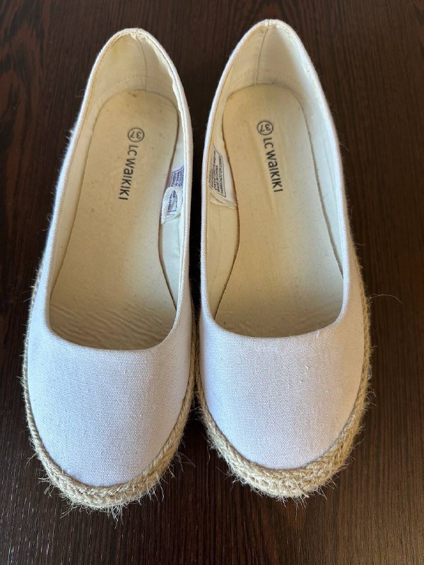 Белые женские балетки 37 размер