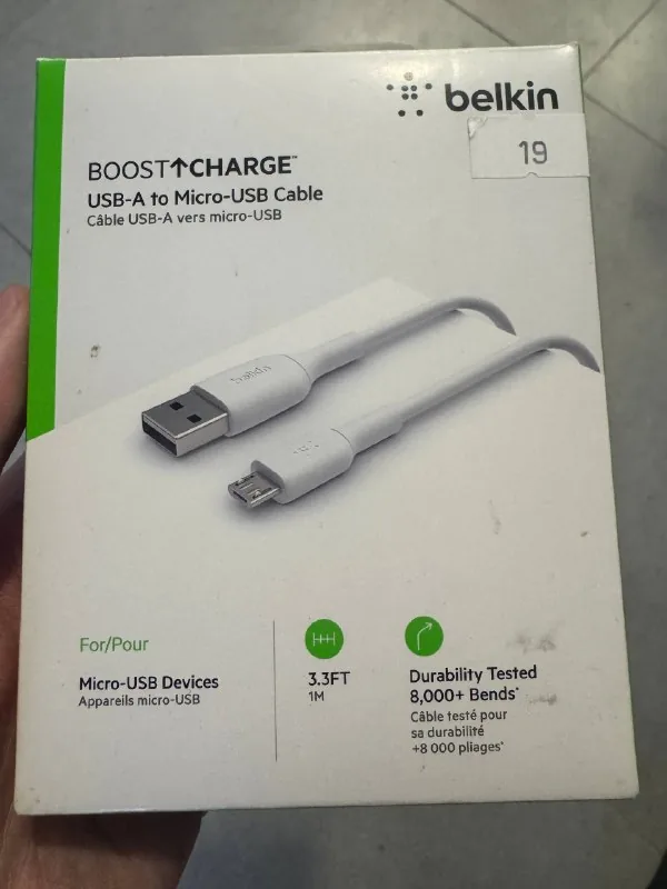 Tuya WiFi IR контроллер, USB-A—MicroUSB кабель 1