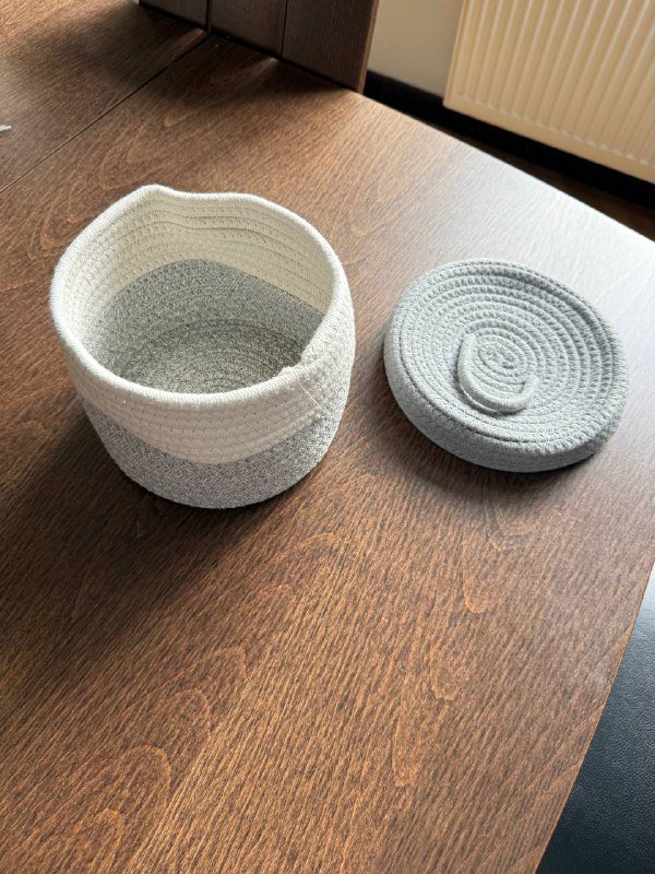 тканевая емкость с крышкой для хранения 2