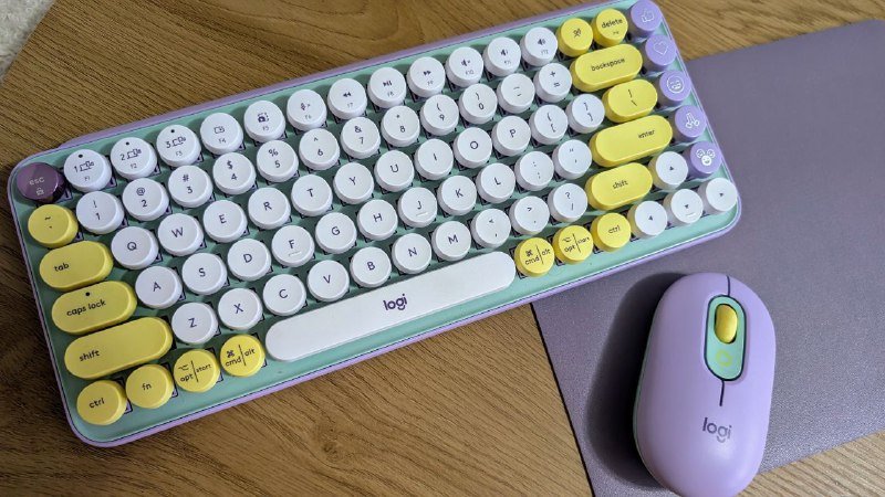 Клавиатура и мышь Logi Pop беспроводные