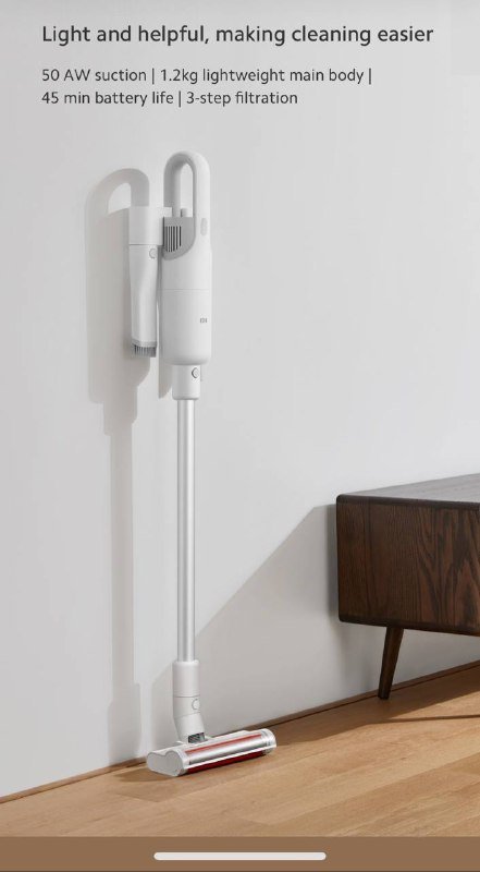 Ручной пылесос mi vacuum cleaner light 3