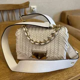 Michael Kors Cece Woven Leather Crossbody Bag 1