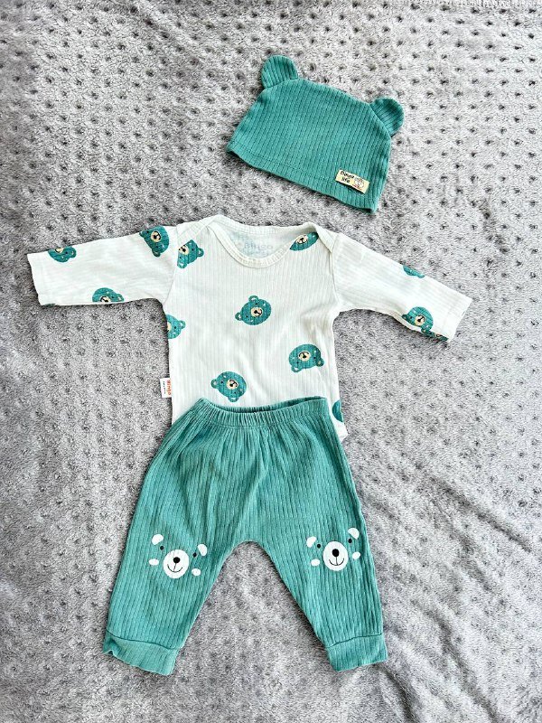 Комплект Боди, штаны, шапочка размер 68