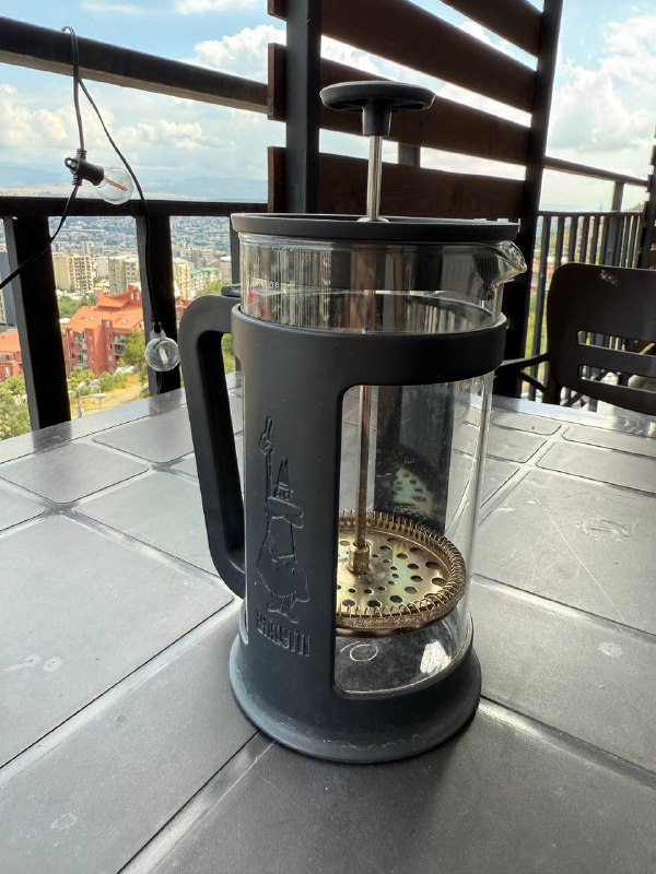 Френч-пресс 1л для чая и кофе тип Bialetti