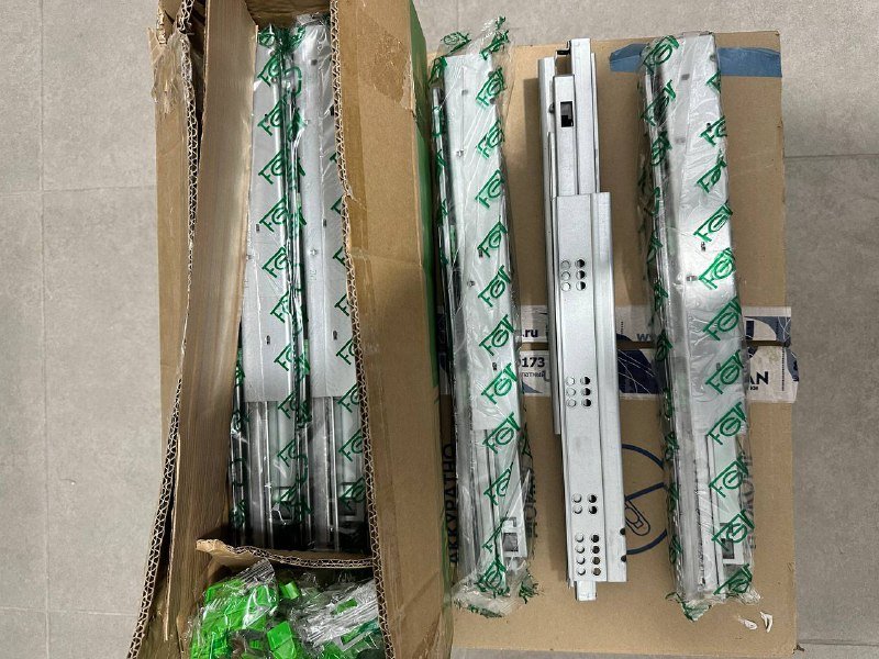 Выдвижные механизмы для ящиков GTV комплект из 6 штук 2