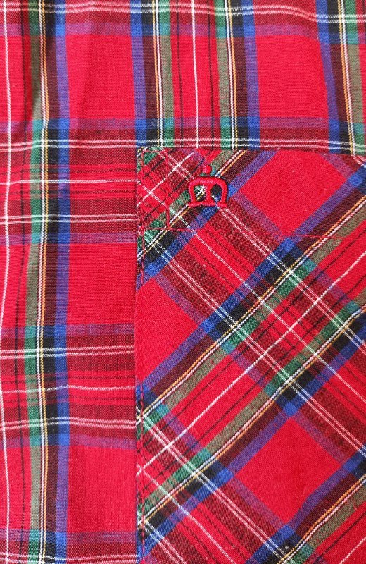 Рубашка Merc Neddy мужская красная M 3