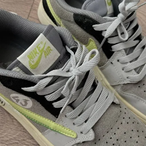 Кроссовки Nike Air, серо-оранжевые