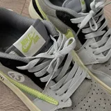 Кроссовки Nike Air, серо-оранжевые 1