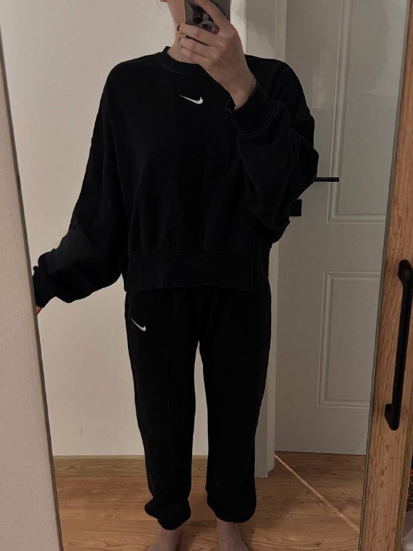 Дубленка Zara, костюм Nike, джинсы, брюки Zara 2