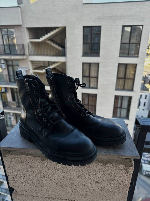 Бомбер H&M светло-серый размер S 10