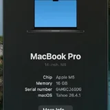 MacBook Pro M5 14" 16GB 512GB 4