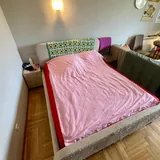 Двуспальная кровать с матрасом 1