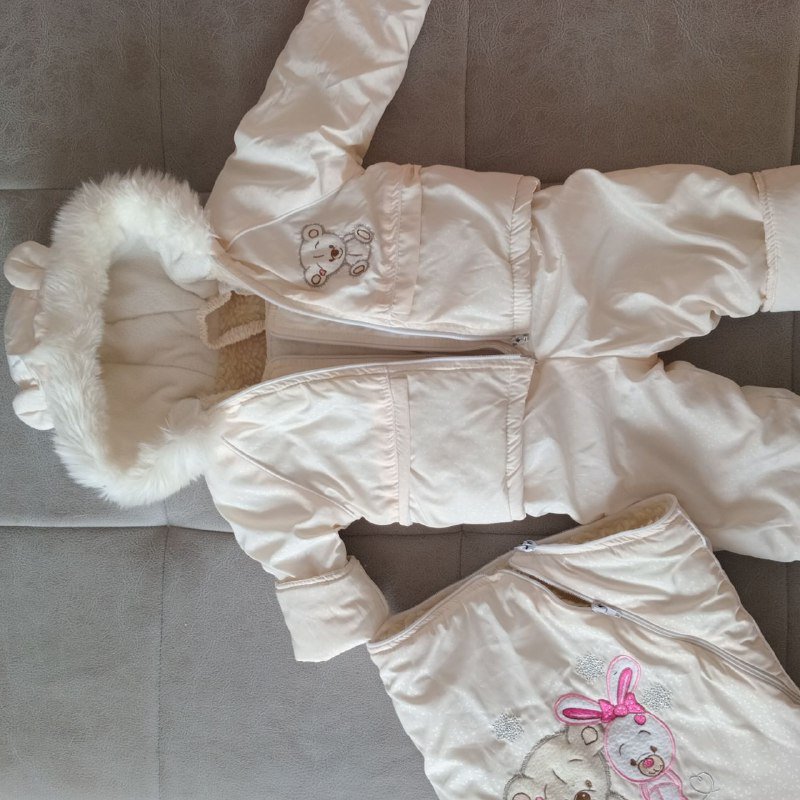 Зимний конверт-комбинезон для детей 0-2 лет 2