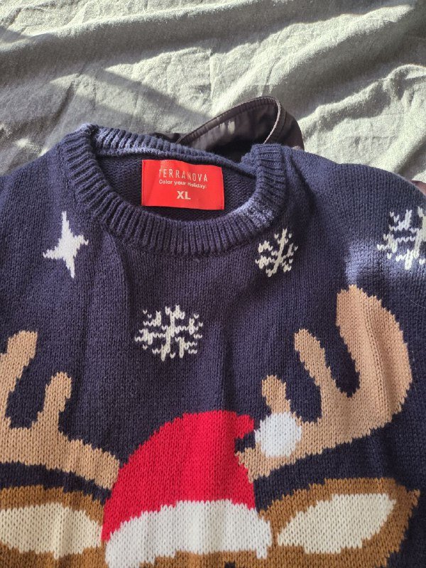 Мужской свитер с оленем на Рождество 2