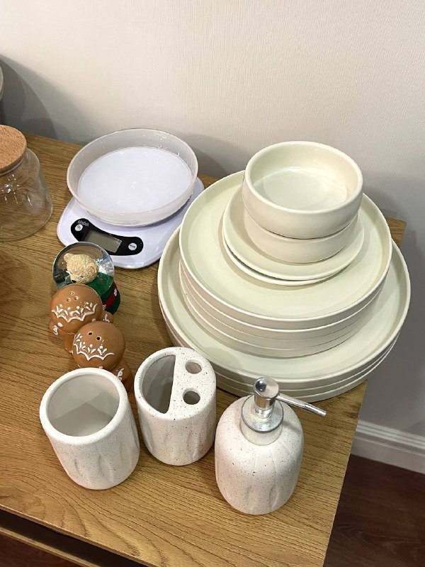 Набор для ванны, Солонка и перечница, Шар с мишкой