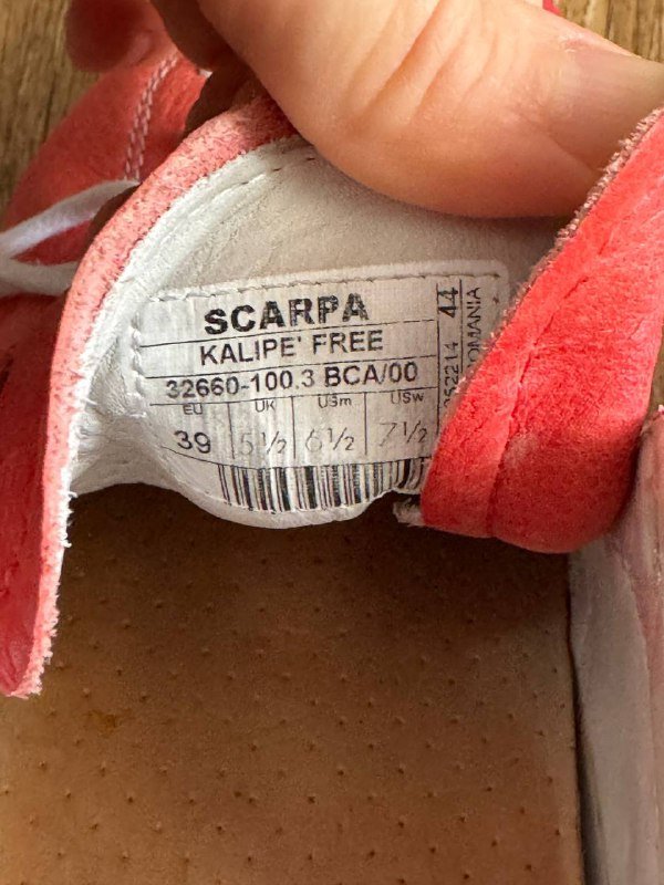 Кроссовки Scarpa Kalipe' Free размер 39 4