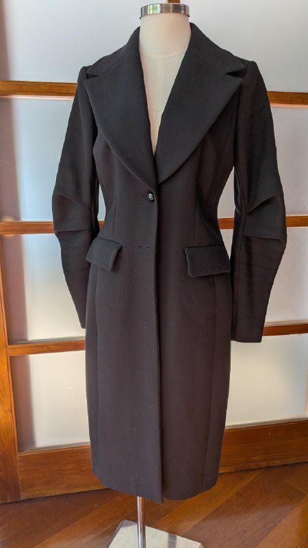 Шерстяное с кашемиром женское пальто Jana Segetti размер S