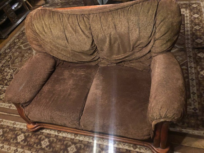 Brown sofa