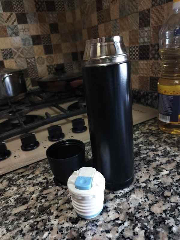 Термос, термо-кружка, сотейник-турка, стаканы, кружка, бутылочка для воды 2