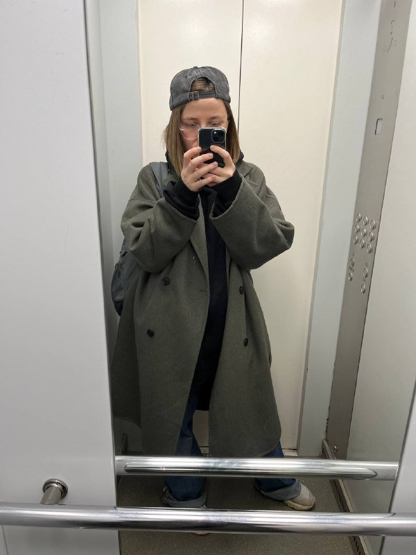 Пальто MANGO оверсайз 2