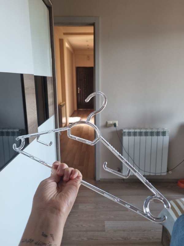 Прозрачные вешалки 12 шт 2