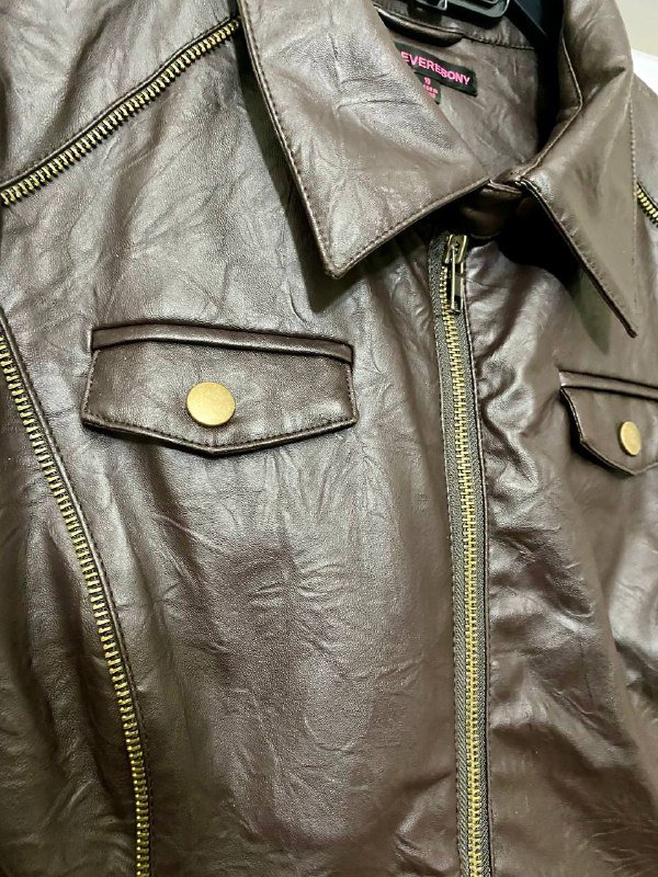 Кожаная куртка женская размер XS 2