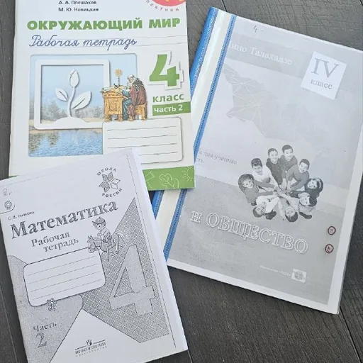 Школьные учебники 4-6 класс