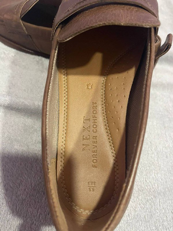 Лоферы Next натуральная кожа размер 38.5-39 3