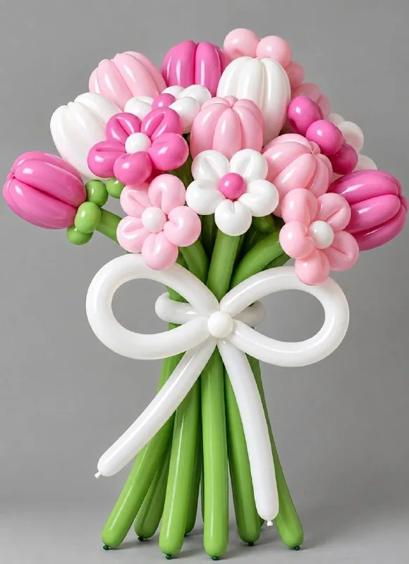 Bouquets and cakes made of balloons 1