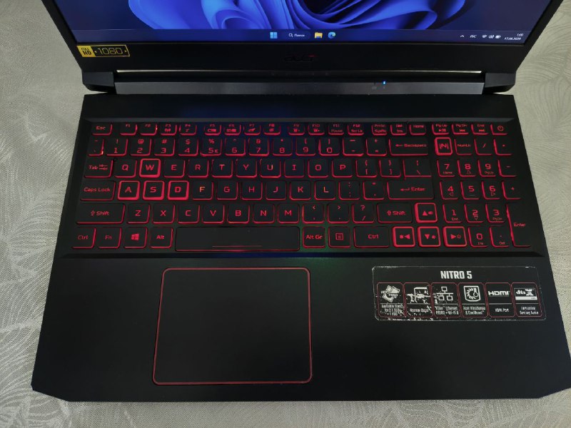 Игровой ноутбук Acer Nitro 5 AMD Ryzen 5 4600h 16Gb RAM GTX1650TI 512Gb SSD 4