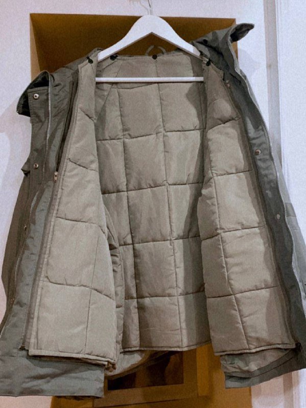 Теплая куртка унисекс M/L с подкладкой