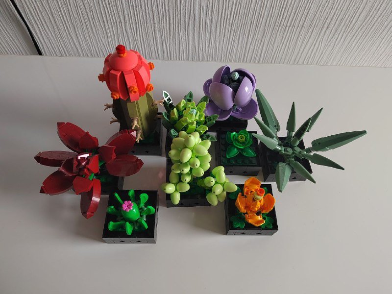 Lego суккуленты набор