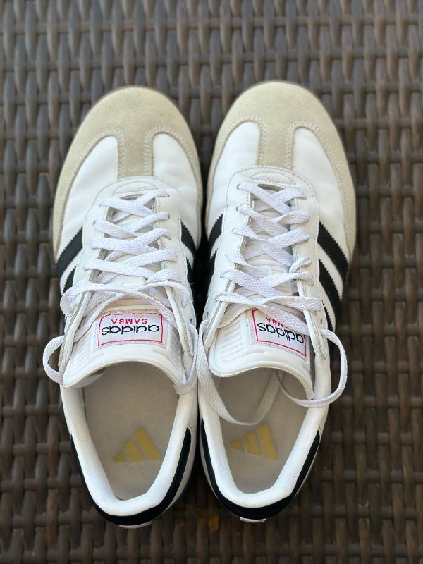Кеды Adidas Samba OG размер 43 1/3 бело-черные 7