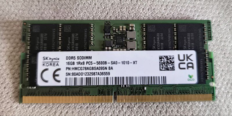 Оперативная память SK Hynix 16GB DDR5 SODIMM