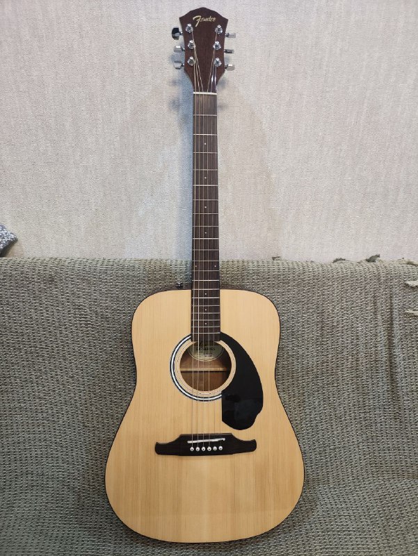 Новая гитара Fender FA-125 NAT с чехлом 3