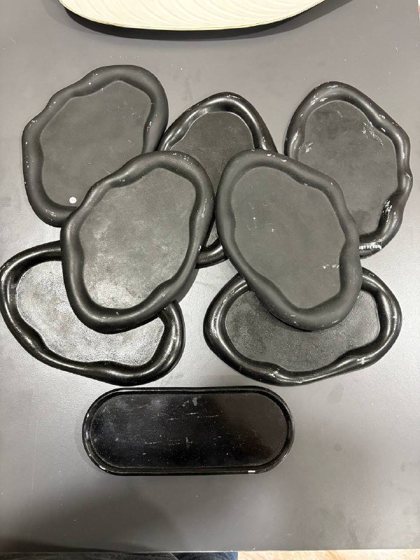 Подложка, гипсовые подставки, поднос, стенды, рамка, корзина 2