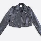 Укороченная куртка-косуха Bershka 1