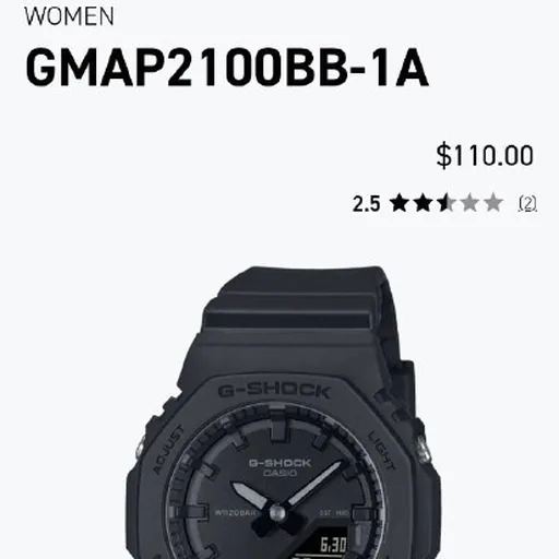 Casio G-SHOCK GMA-P2100BB-1A