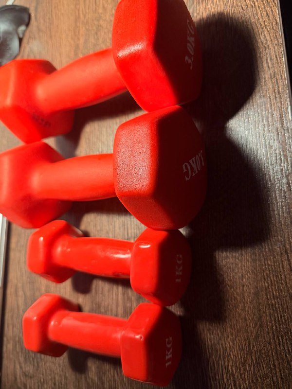 Гантели 1 и 3 кг, пара 2