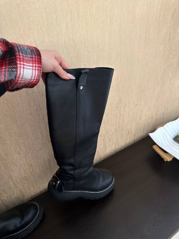 Кожаные сапожки 38.5-39 размер 3