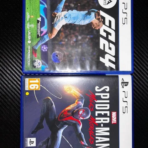 Игры для PS5: FC24, Spider-Man: Miles Morales