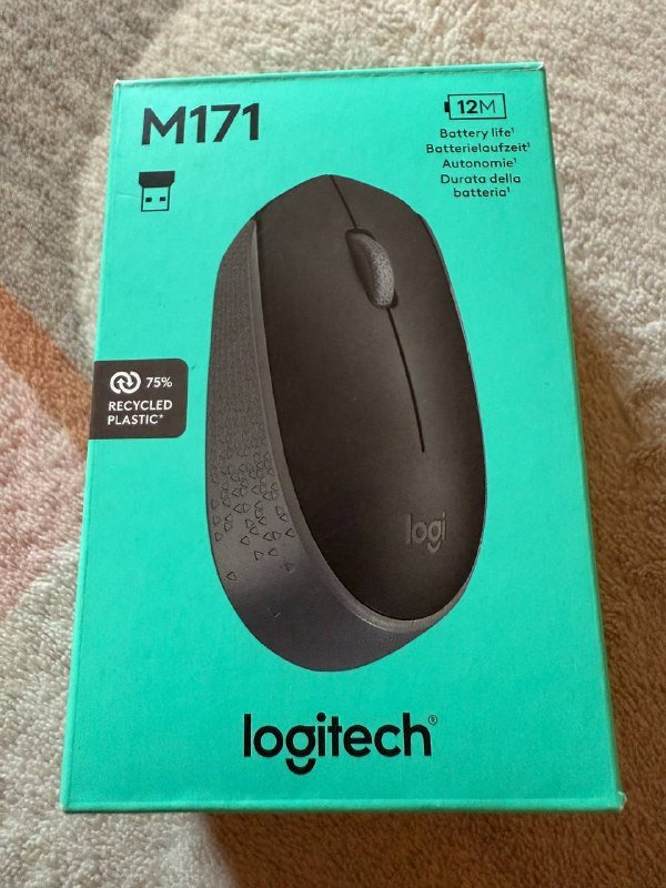 Беспроводная мышь Logitech Wireless Mouse M171 Black