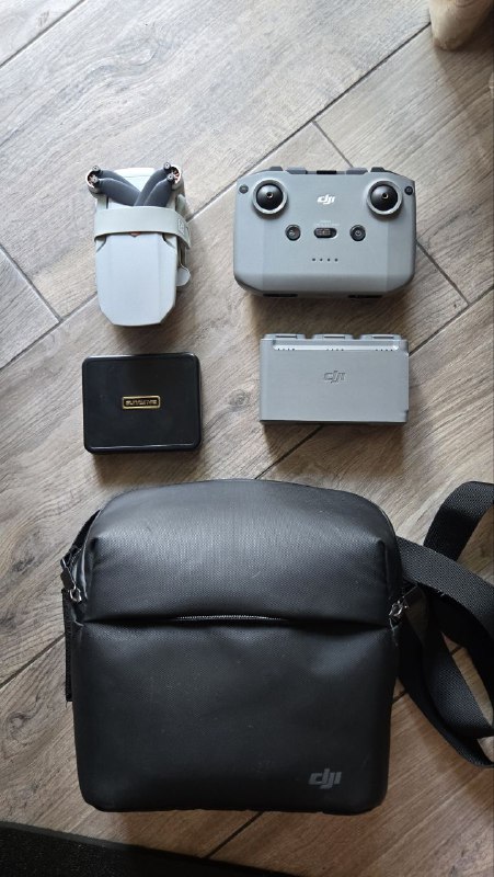 Дрон Dji mini 2se, 3 батареи, кейс, пульт, фильтры, сумка