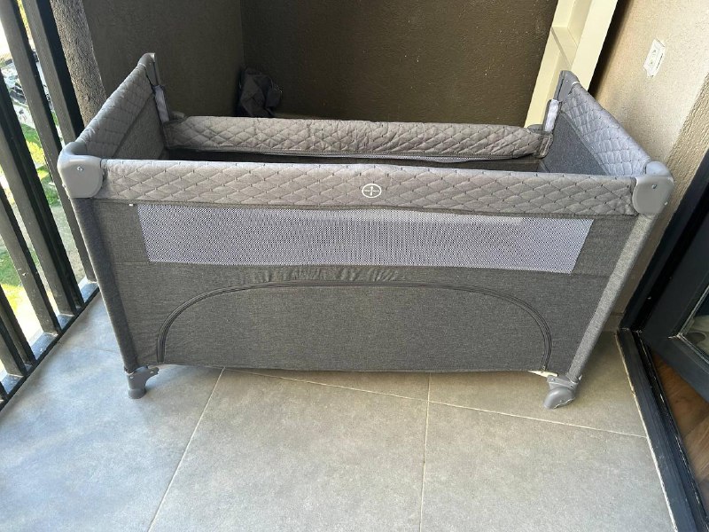Раскладушка, Пароварка TEFAL, Микроволновка GORENJE, Кроватка-манеж, Стул Peg Perego 5