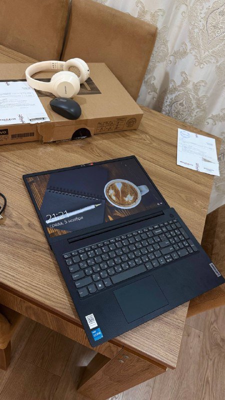 Lenovo V15 G3 (SMB) 2024 ноутбук, наушники, мышь 7