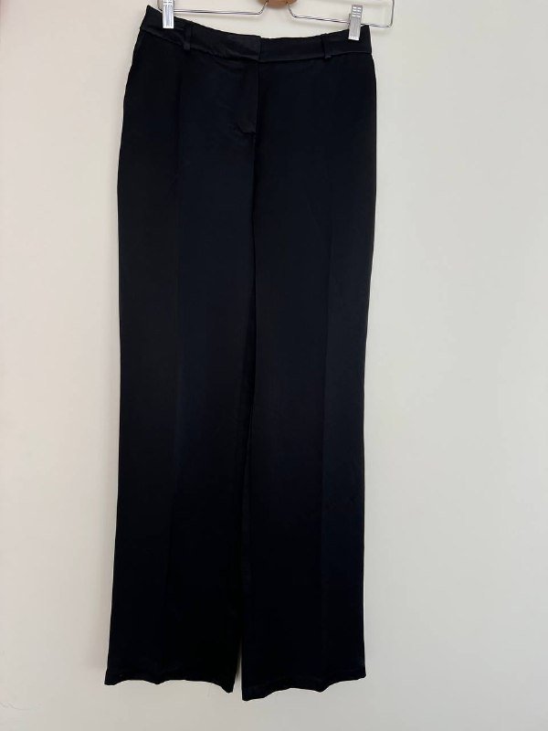 Атласные чёрные брюки Ipekyol, размер 36