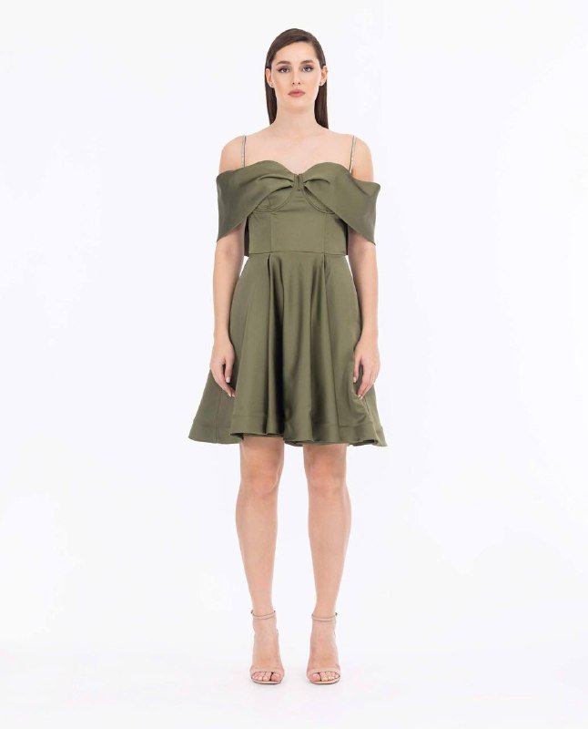 Зеленое женское платье Ilmio, размер 40