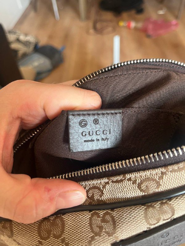 Оригинальные сумки Gucci черная и бежевая 4